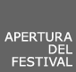 Apertura del festival