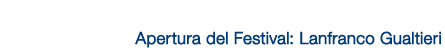 Apertura del Festival