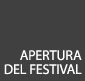 Apertura del Festival