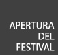 Apertura del festival