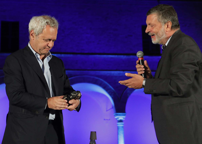 Enrico Mentana e Riccardo Gualdo